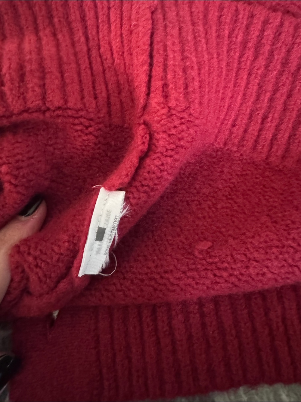 Abercrombie & Fitch Soft Cardigan - Red & Gold, Women’s XL - Picture 6 of 6